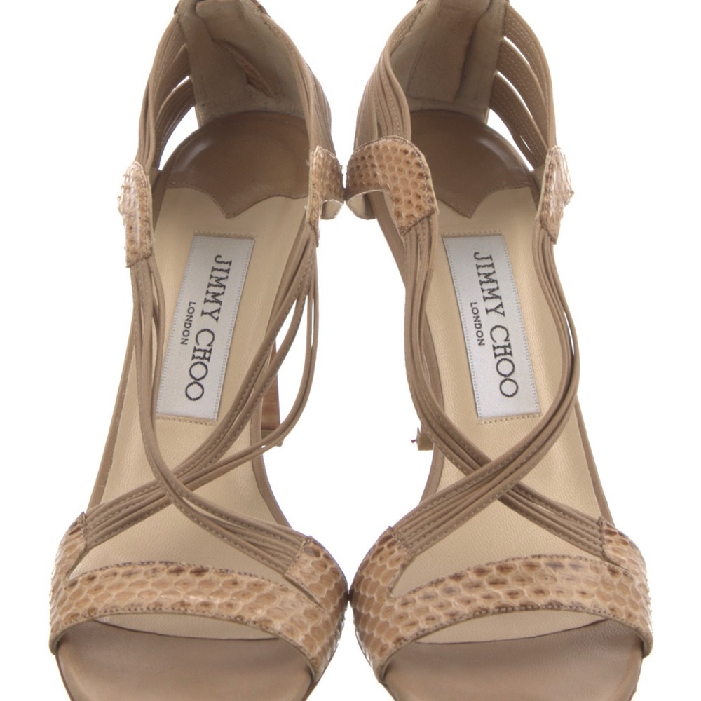 Jimmy Choo Leather Slingback Heels